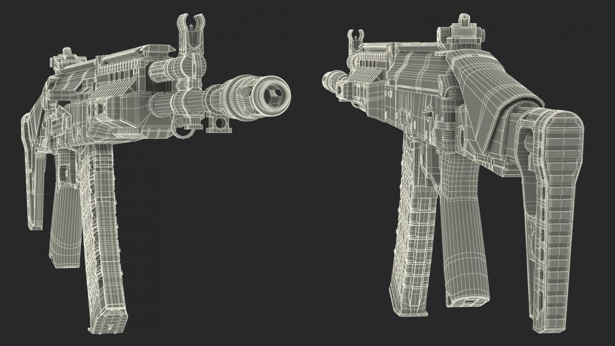 3D Old Assault Rifle AK-12 model