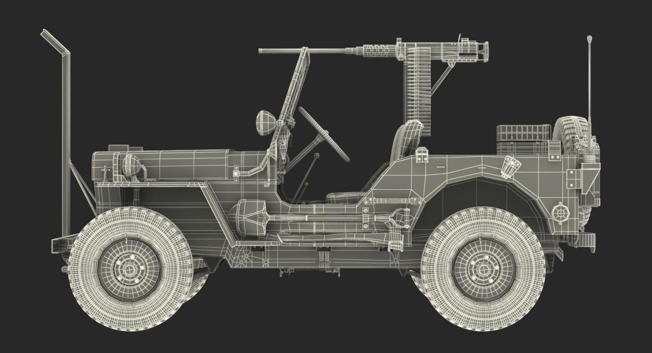 Jeep Willys MB Ambulance 3D model