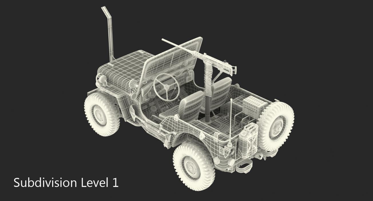 Jeep Willys MB Ambulance 3D model