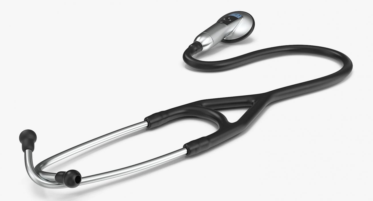 Clinical Electronic Stethoscope Generic 3D model