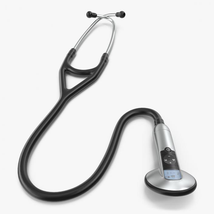 Clinical Electronic Stethoscope Generic 3D model