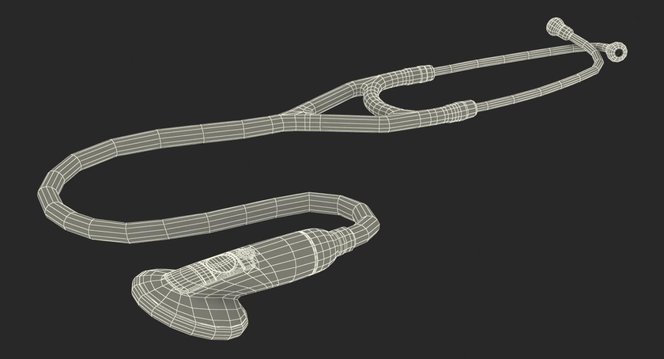 Clinical Electronic Stethoscope Generic 3D model