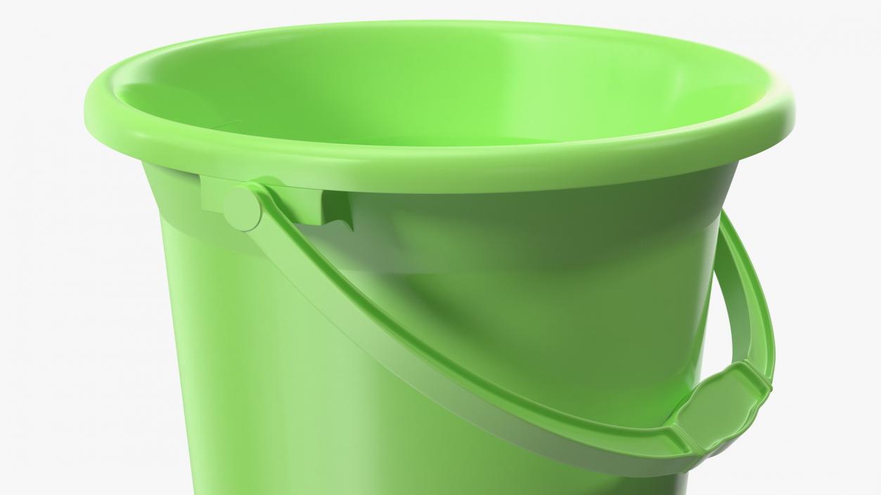 3D Plastic Bathroom Bucket model