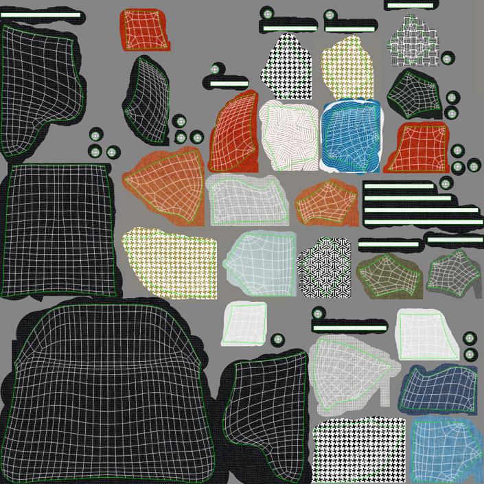 Armchairs Collection 5 3D