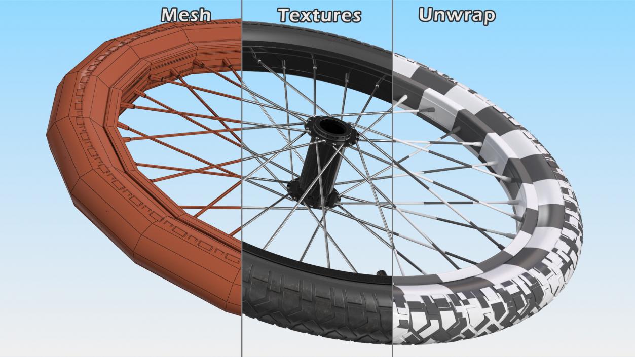 3D Spoke Wheel