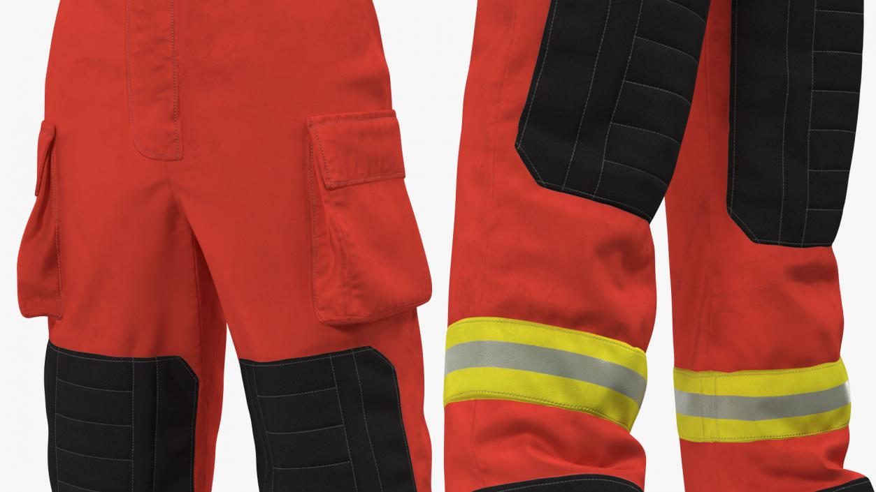 3D Firefighting Pants model