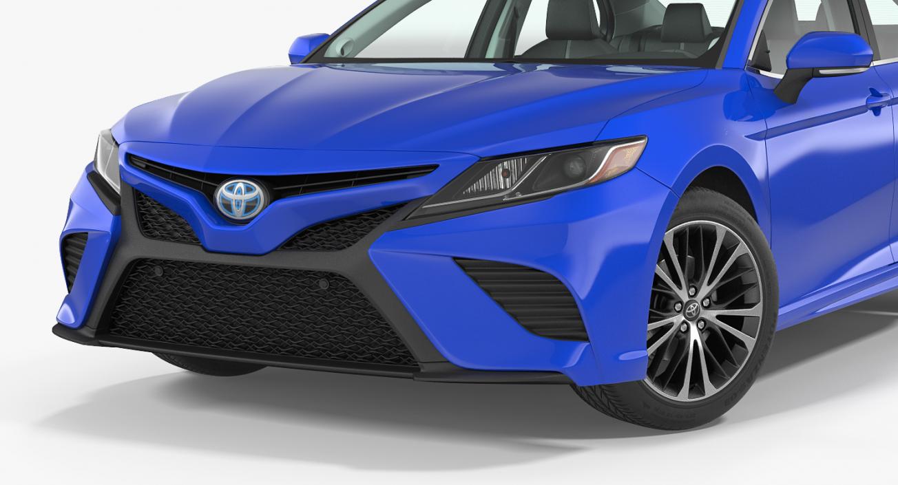 Toyota Camry 2018 Rigged 3D model