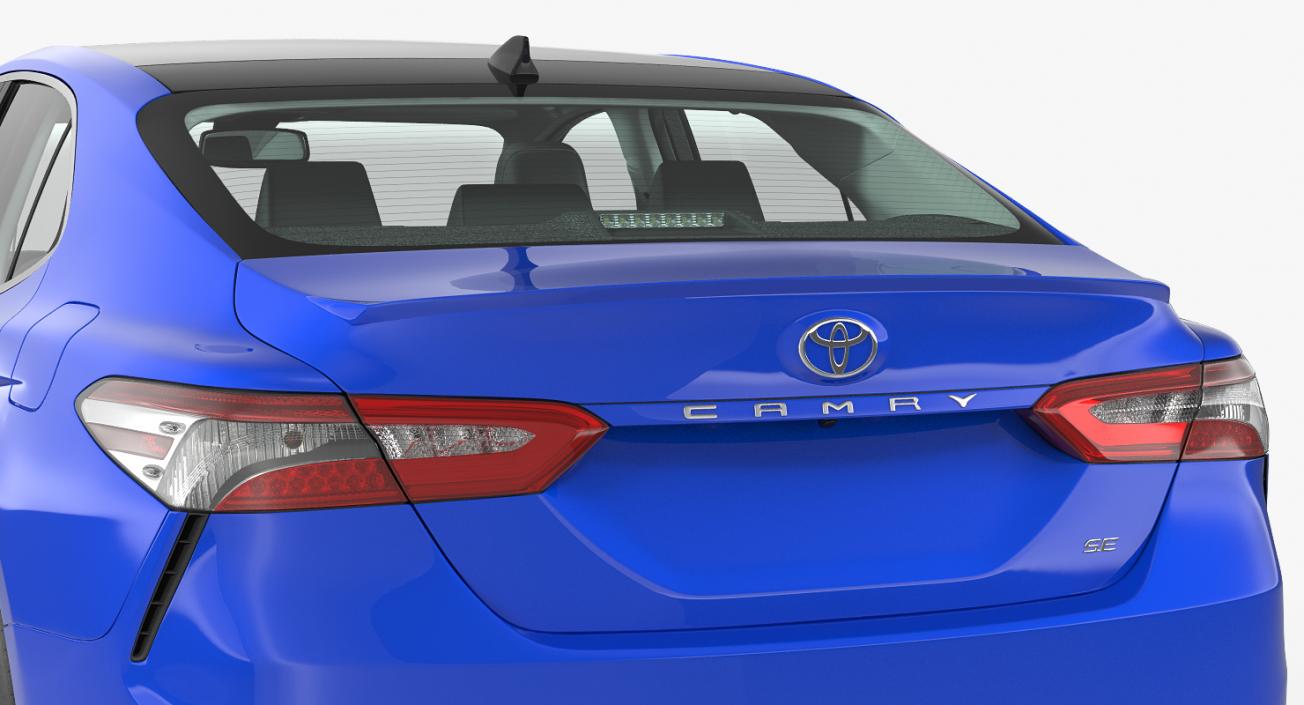 Toyota Camry 2018 Rigged 3D model