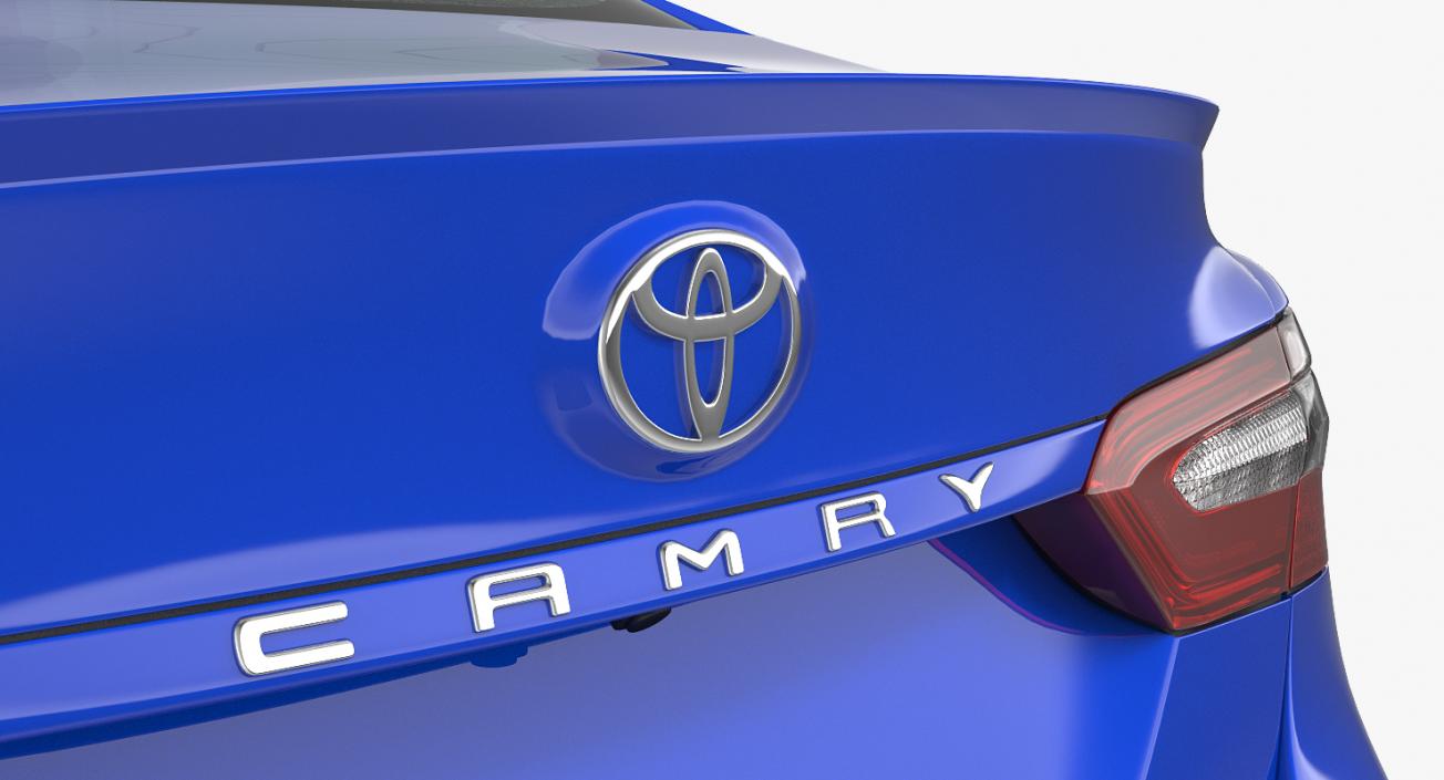 Toyota Camry 2018 Rigged 3D model