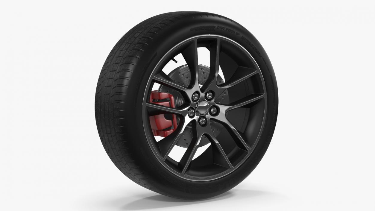 3D Yokohama Performance Car Tire with Alloy Wheel