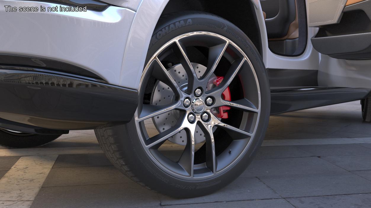 3D Yokohama Performance Car Tire with Alloy Wheel