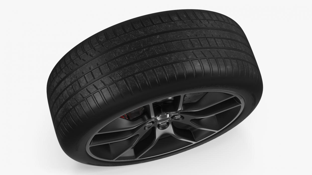 3D Yokohama Performance Car Tire with Alloy Wheel