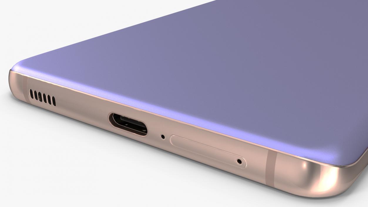 Smartphone Purple 3D