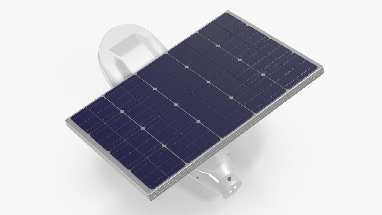 3D model Solar LED Street Light with Battery