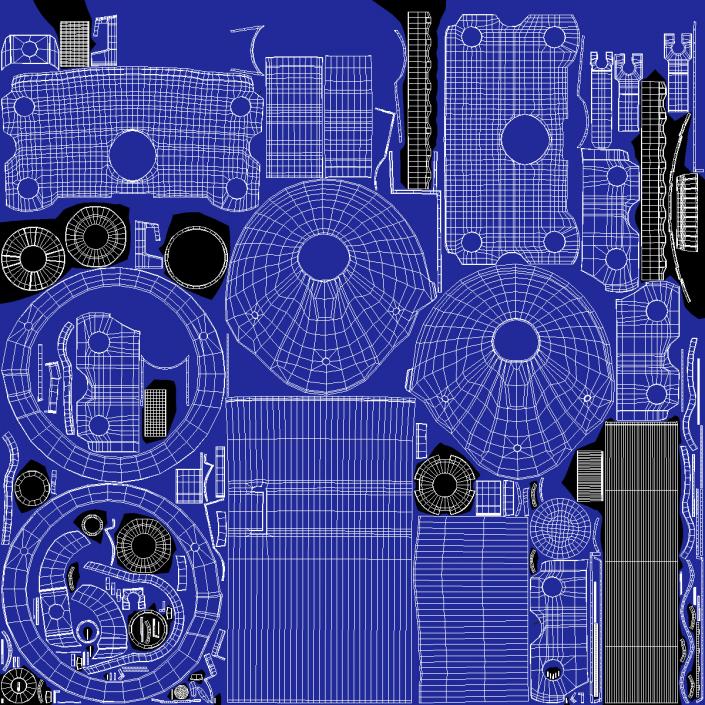 3D model Car Front Shock