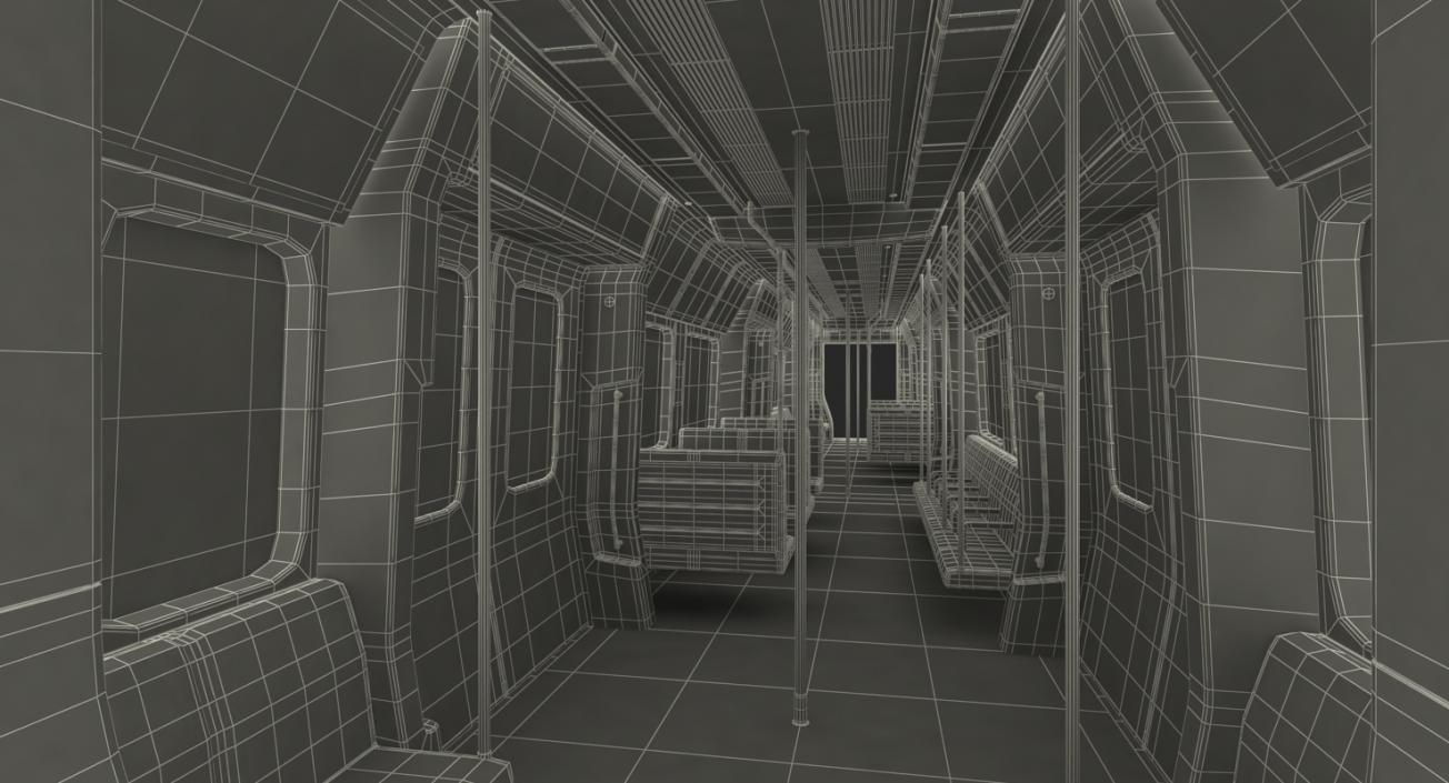 3D model London Subway Train S8 Locomotive Rigged