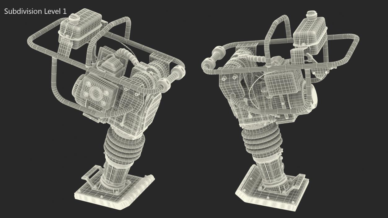 3D model WEN 56040 Tamping Rammer Dirty