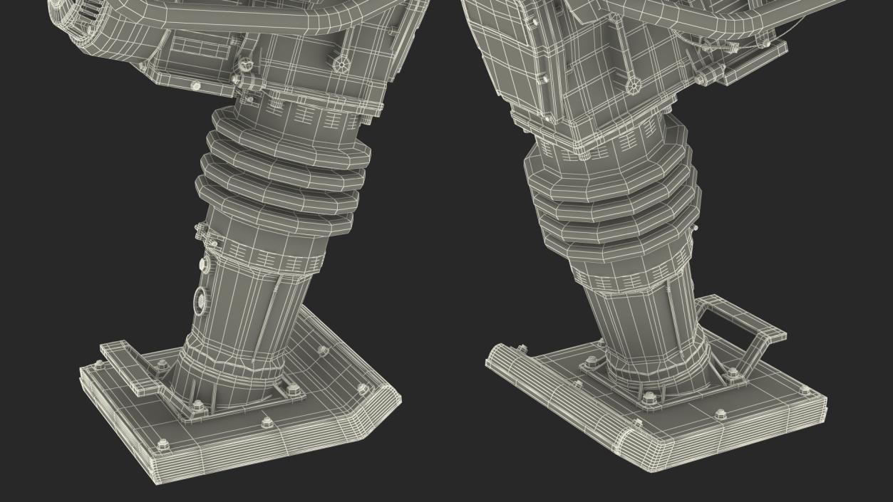 3D model WEN 56040 Tamping Rammer Dirty