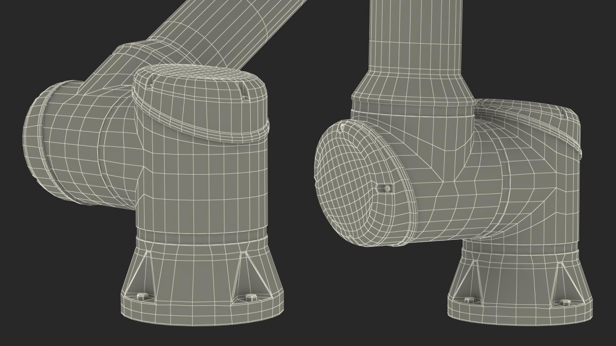 3D model Lightweight Industrial Robot Rigged