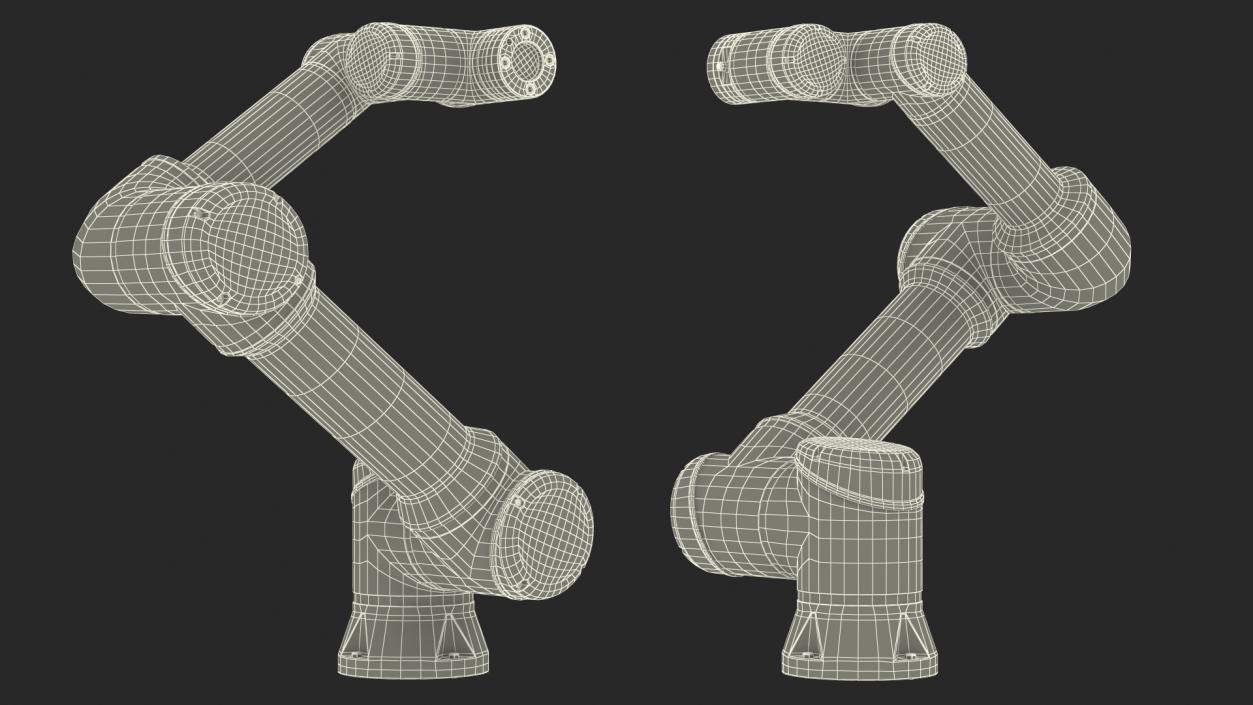 3D model Lightweight Industrial Robot Rigged