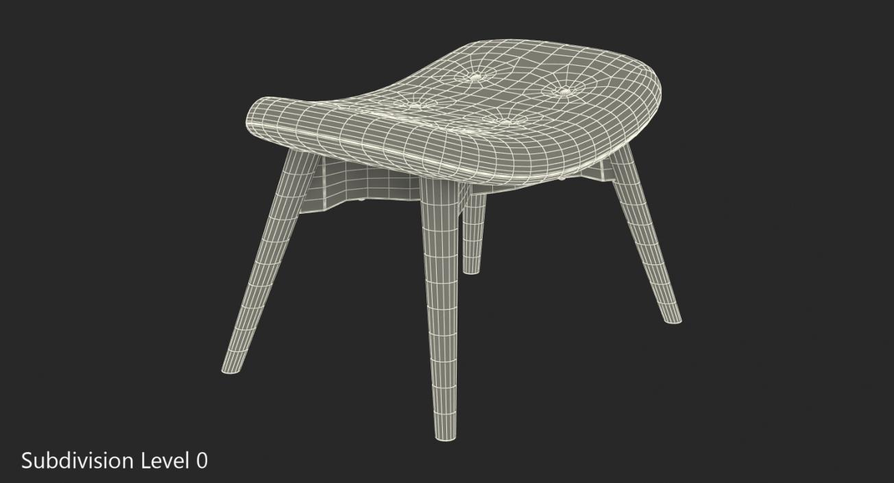 Velvet Stand Seat 3D