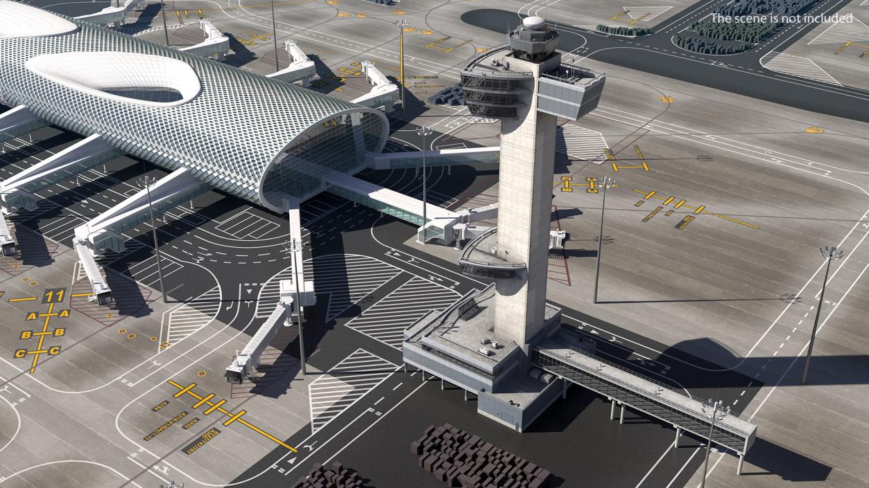 JFK Control Tower 3D