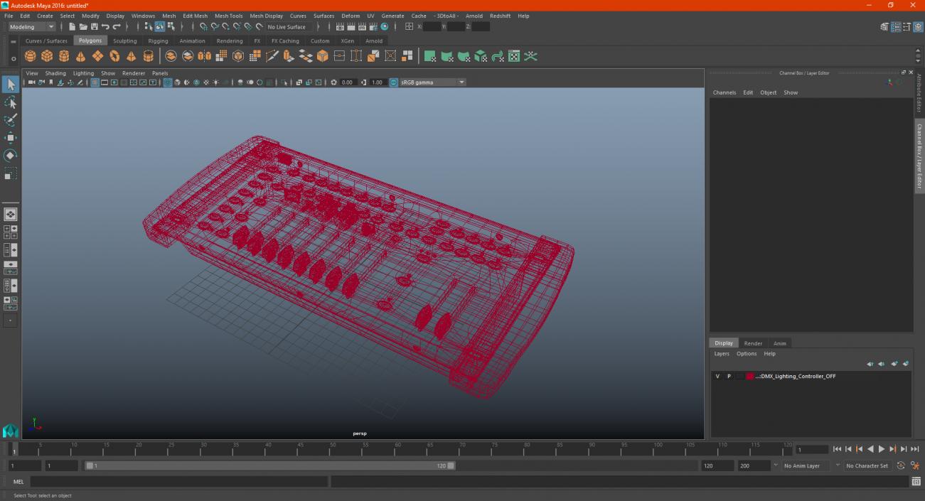 DMX Lighting Controller OFF 3D