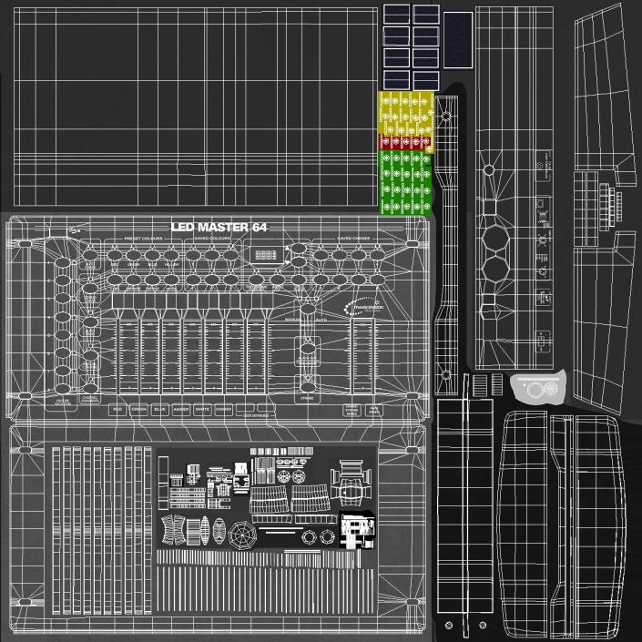 DMX Lighting Controller OFF 3D