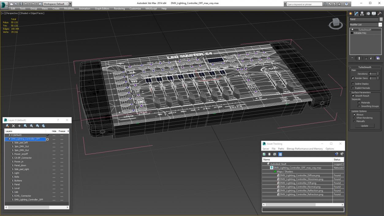 DMX Lighting Controller OFF 3D