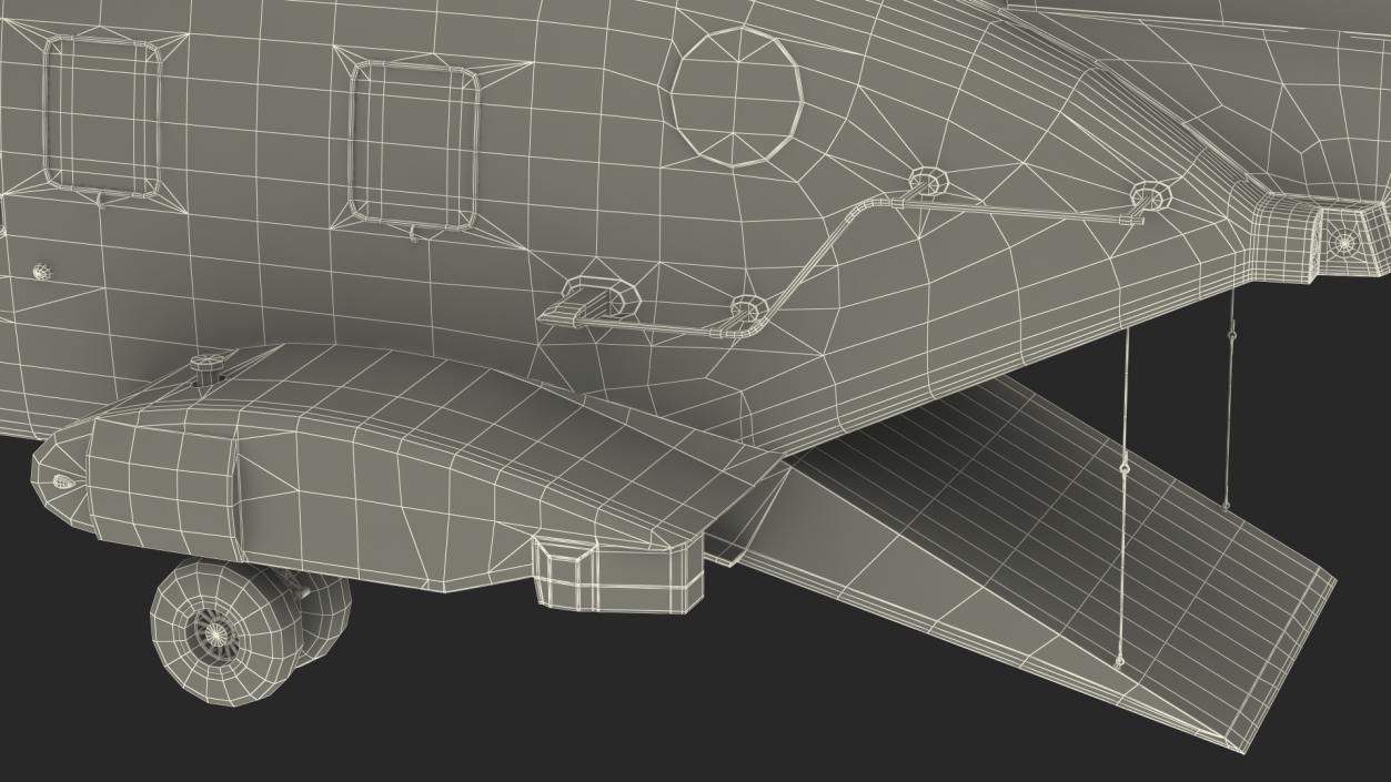 AgustaWestland AW101 Merlin Helicopter Royal Air Force 3D model