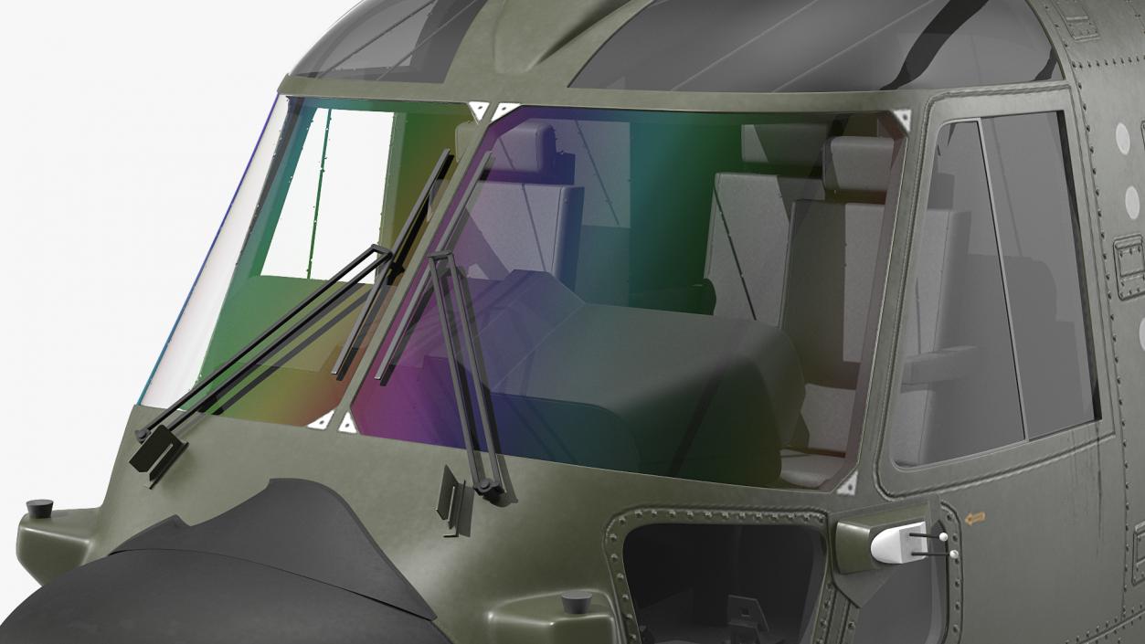 AgustaWestland AW101 Merlin Helicopter Royal Air Force 3D model