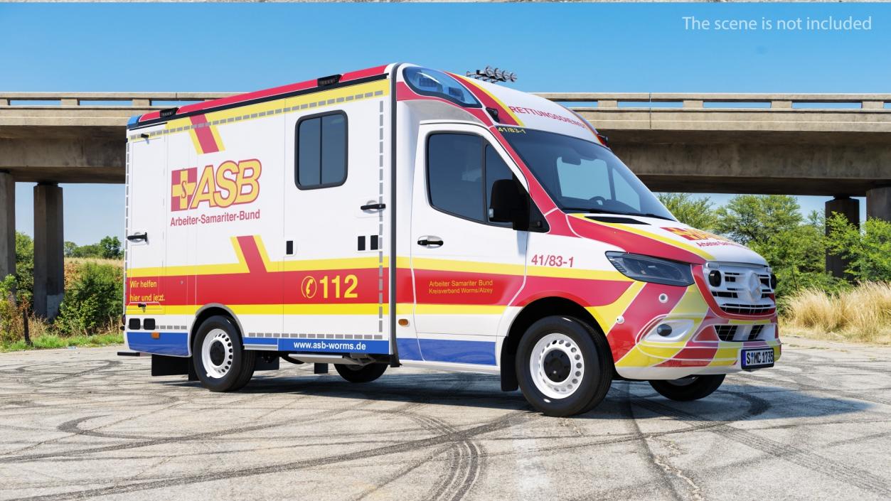 3D Ambulances Collection