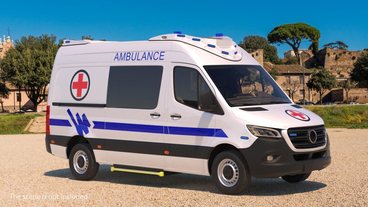 3D Ambulances Collection