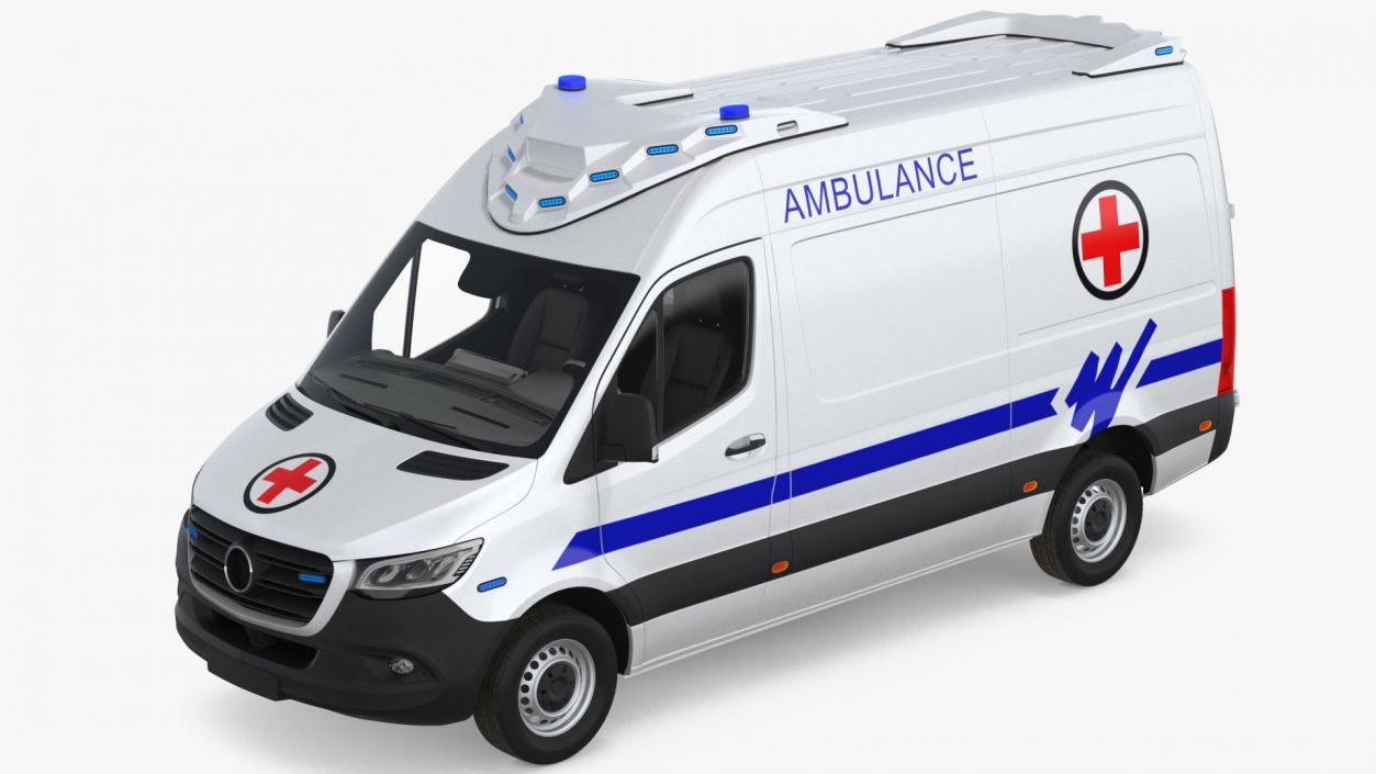 3D Ambulances Collection