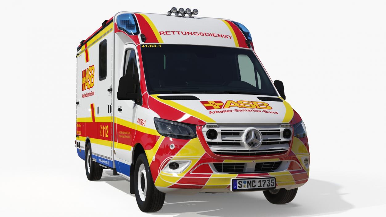 3D Ambulances Collection