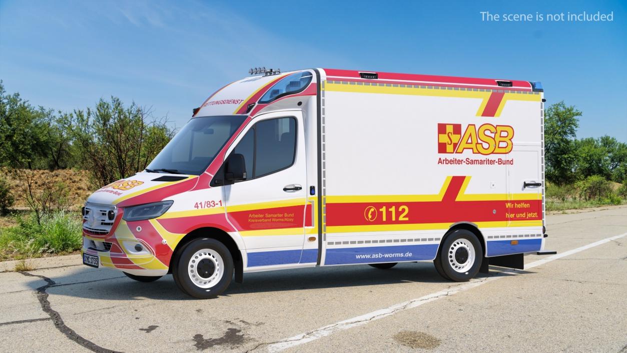 3D Ambulances Collection