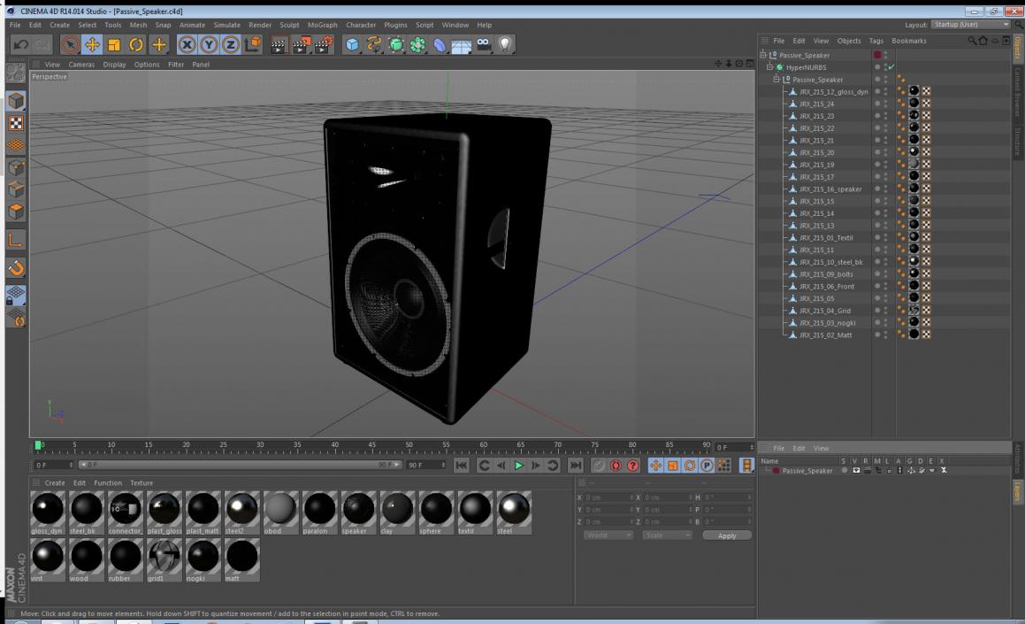 3D model Passive Speaker