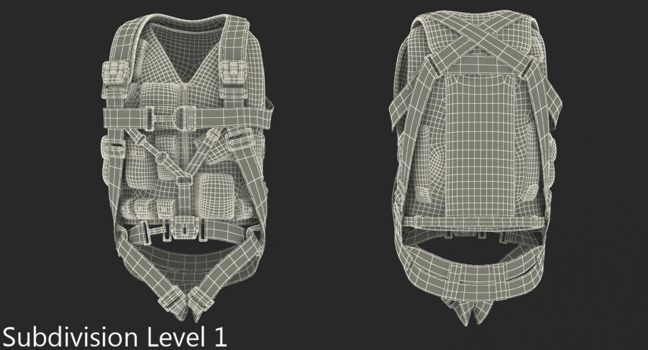 Jet Fighter Pilot Vest 3D