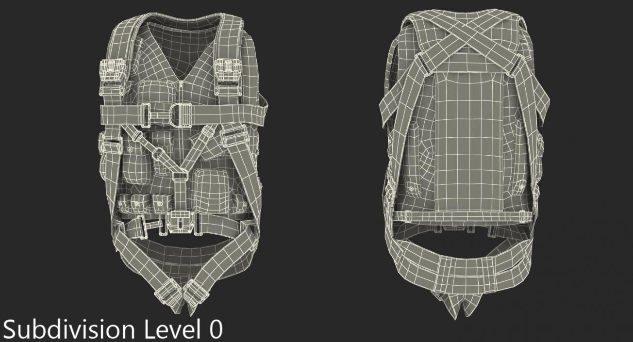 Jet Fighter Pilot Vest 3D