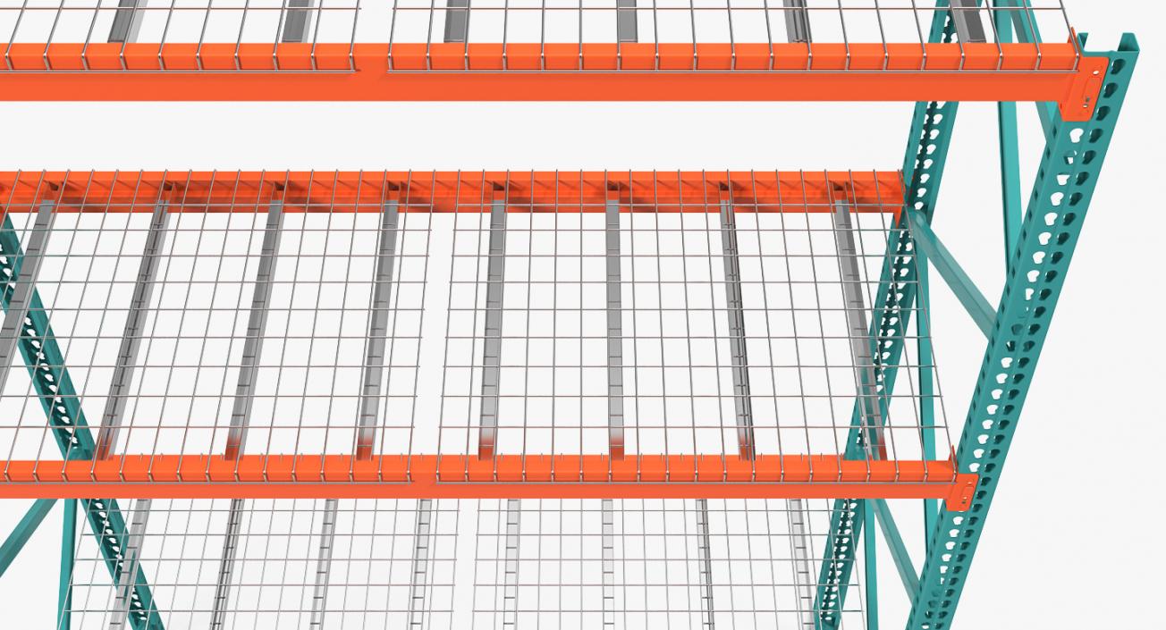 Pallet Rack Section 3D model