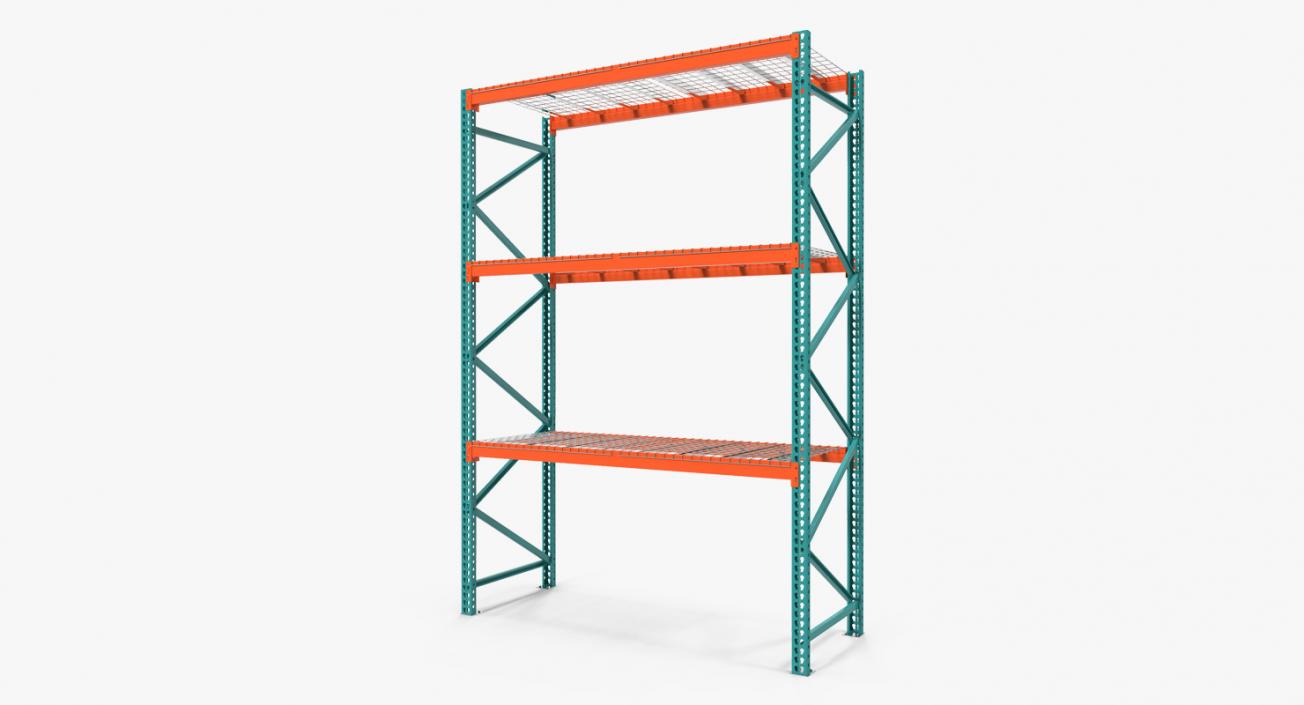 Pallet Rack Section 3D model