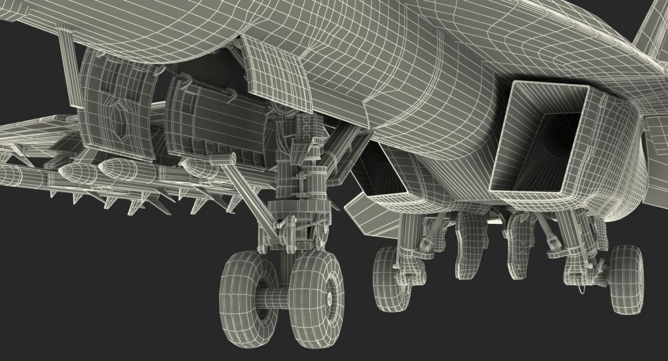 3D Fighter FA-18EF Super Hornet model