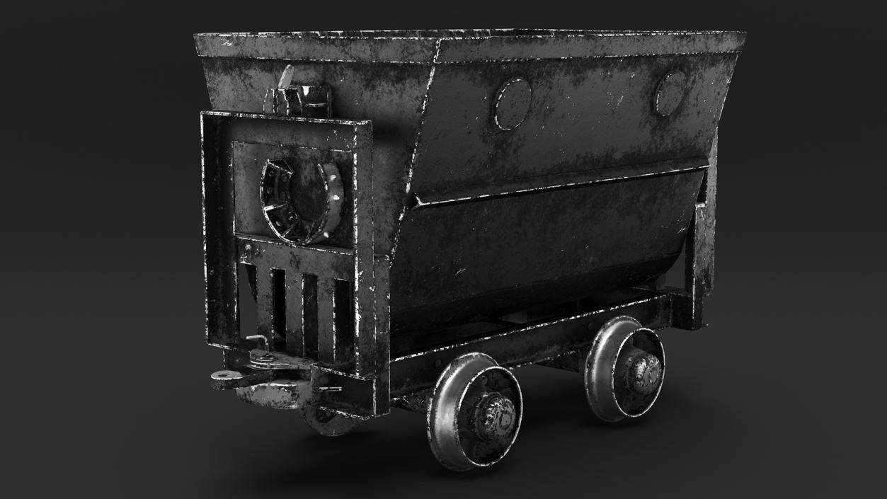 Mine Wagon Dusty Black 3D