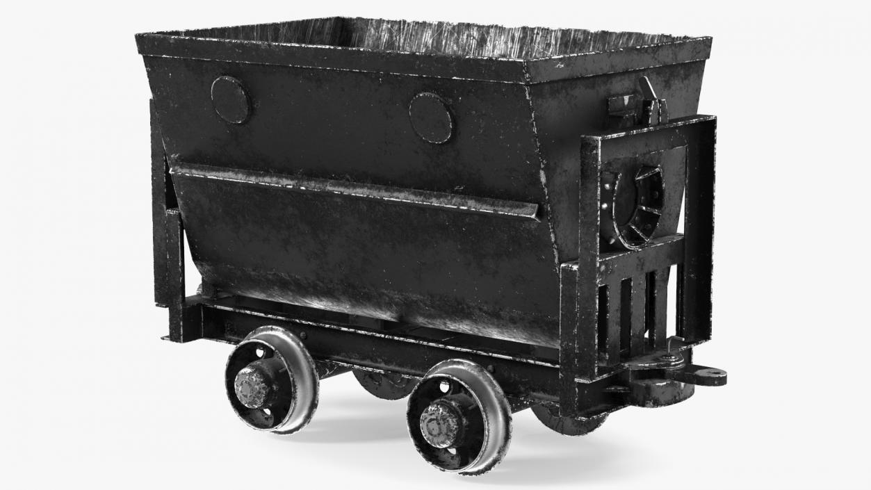 Mine Wagon Dusty Black 3D