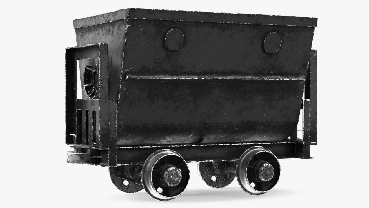 Mine Wagon Dusty Black 3D