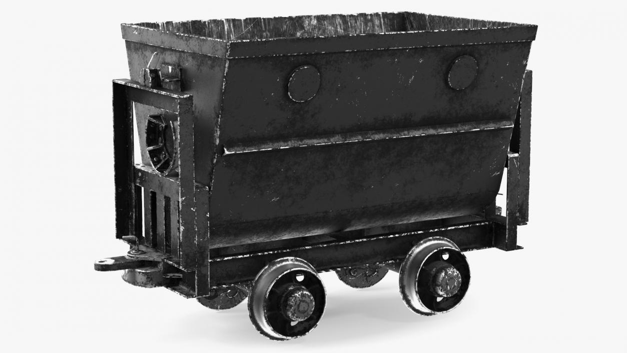 Mine Wagon Dusty Black 3D