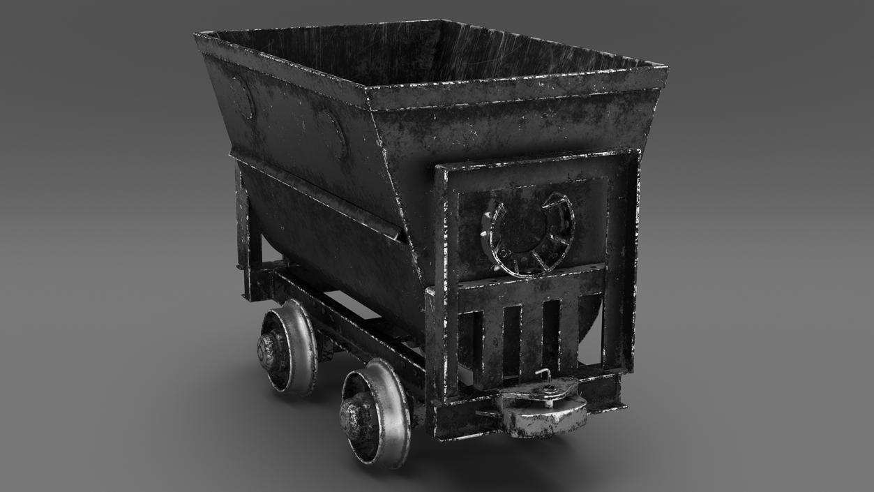 Mine Wagon Dusty Black 3D