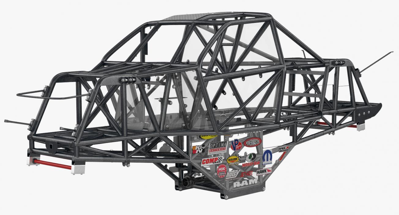 Monster Truck Bigfoot Frame 3D