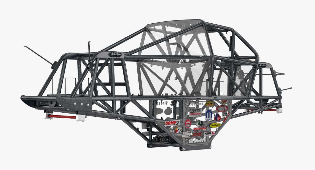 Monster Truck Bigfoot Frame 3D