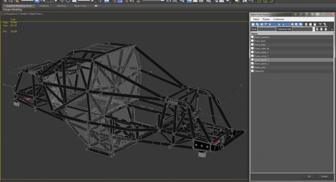 Monster Truck Bigfoot Frame 3D